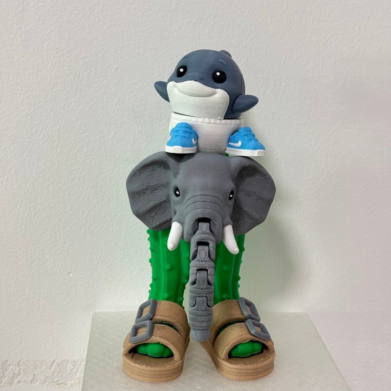 Italian Brainrot 3D Printed Toy Figure Gift Curious Fun Birthday------(Updating)