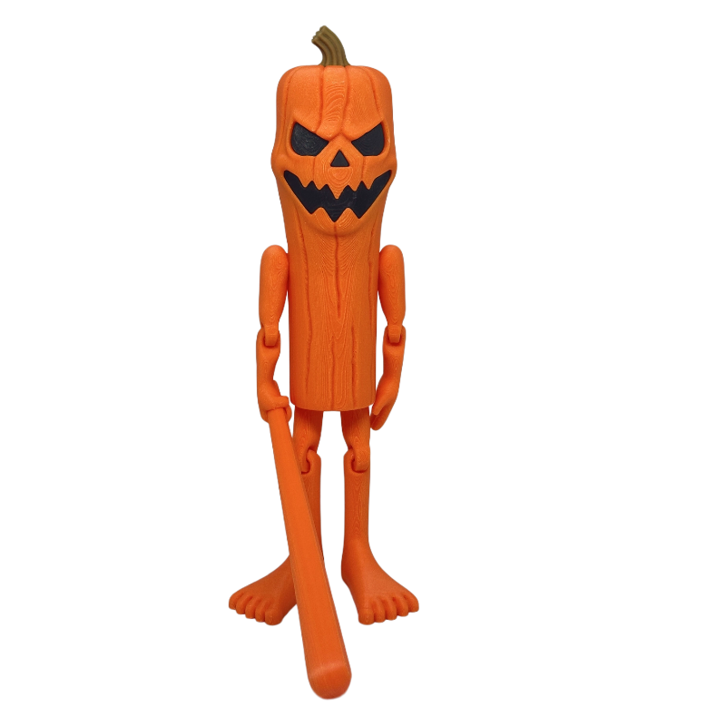 Halloween Tungtungtungsahur Stick Person Brainrot Toy Gift Movable Funny Pumkin