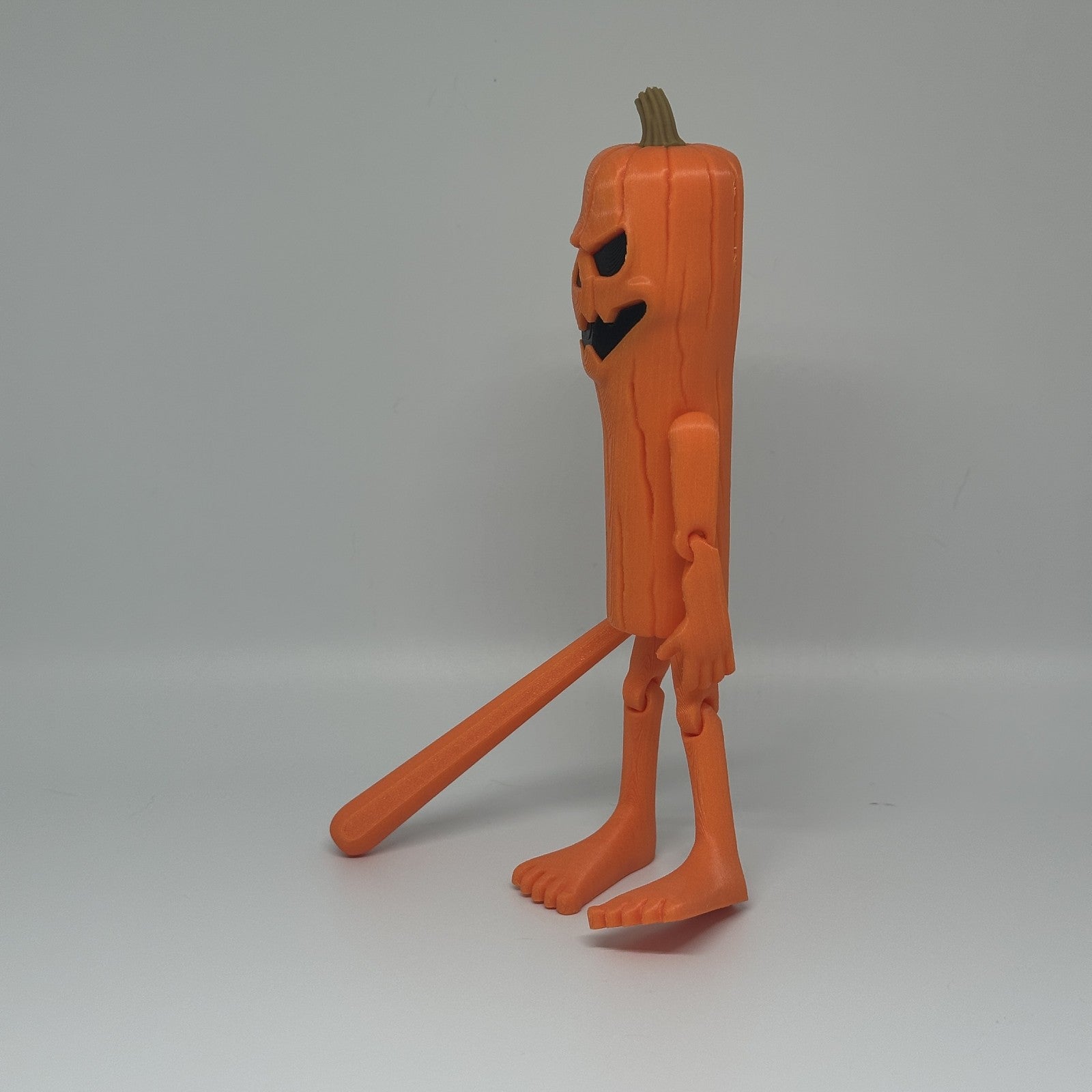 Halloween Tungtungtungsahur Stick Person Brainrot Toy Gift Movable Funny Pumkin