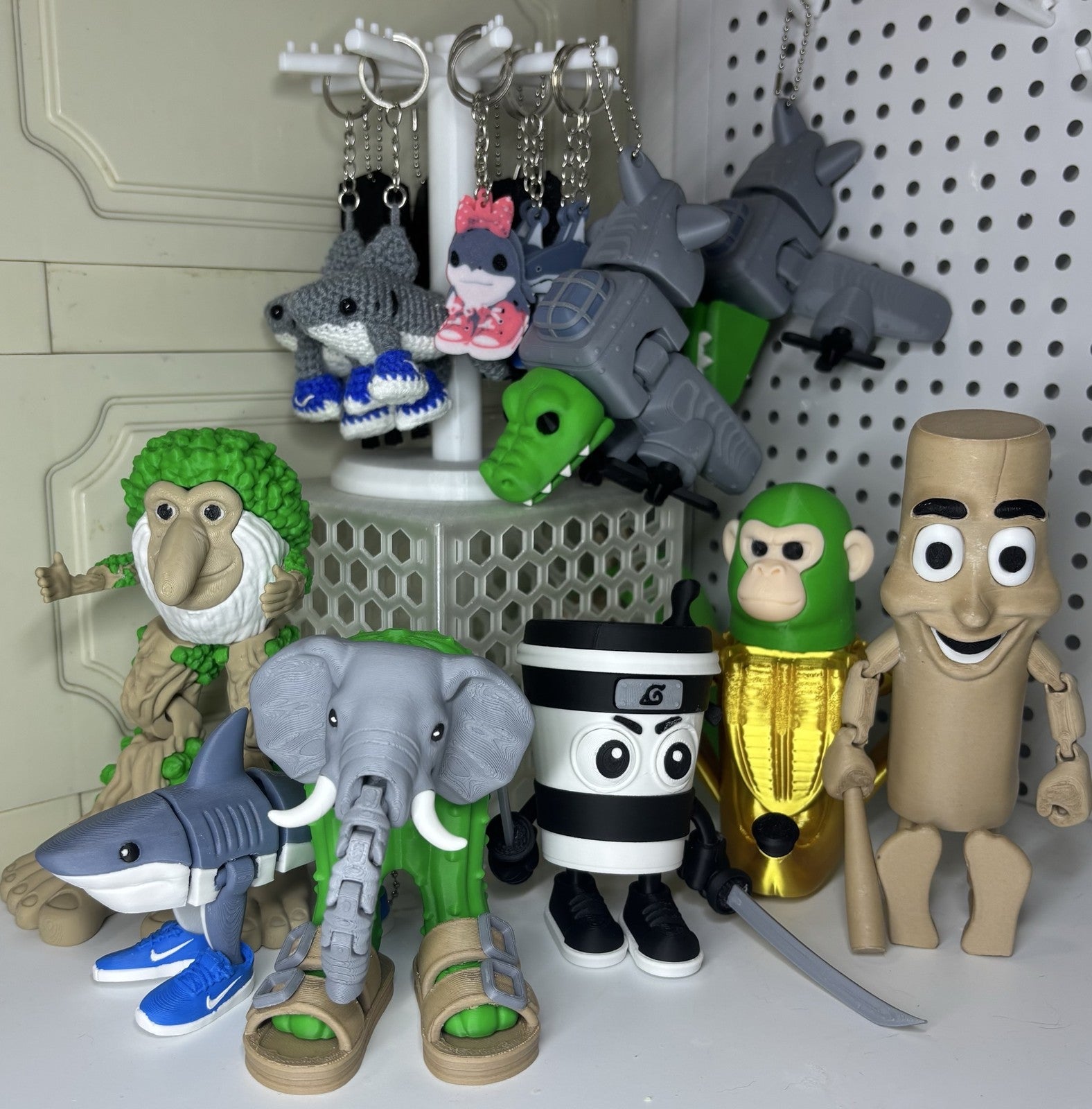 Halloween Tungtungtungsahur Stick Person Brainrot Toy Gift Movable Funny Pumkin