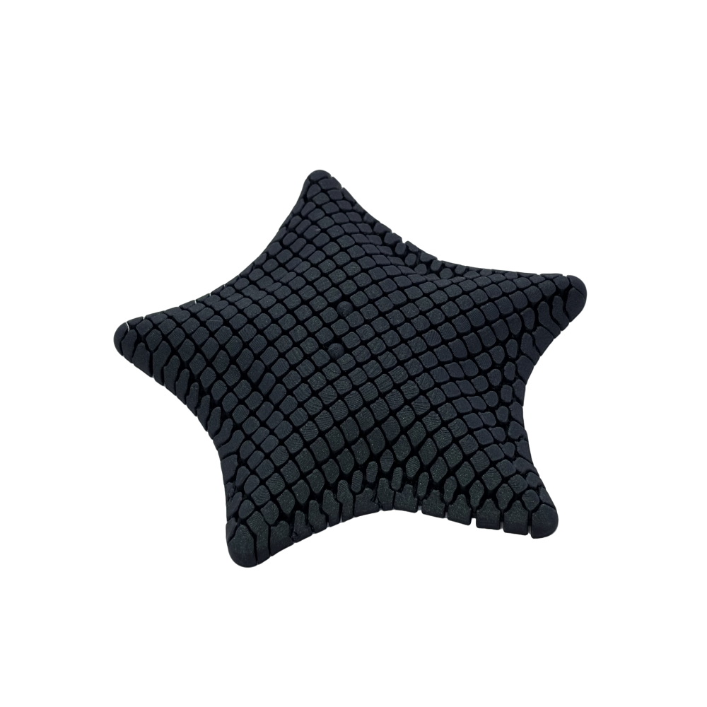 Articulated Starfish Fidget Toy Stress Relief Gift Flex Movable Obsidian Sensory