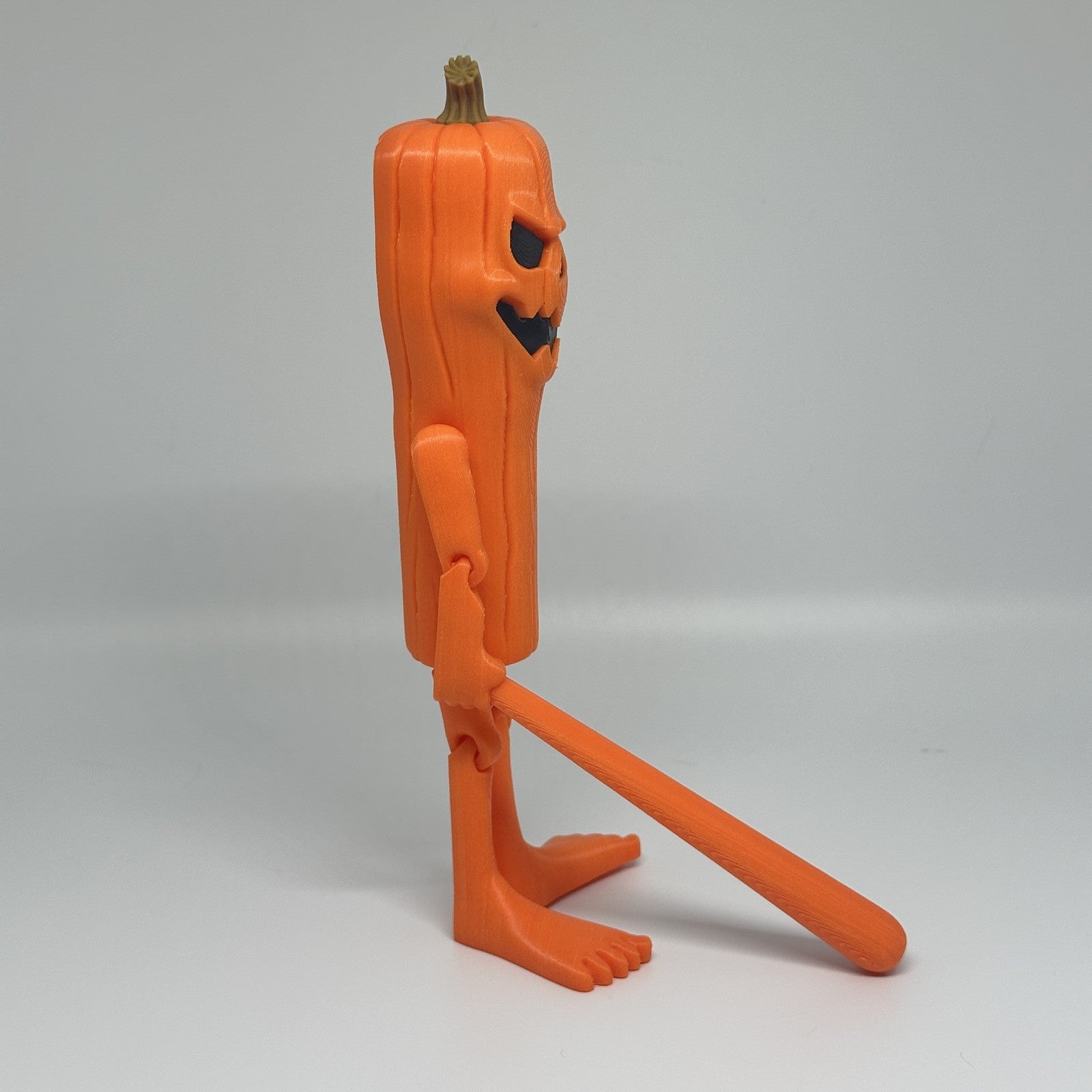 Halloween Tungtungtungsahur Stick Person Brainrot Toy Gift Movable Funny Pumkin